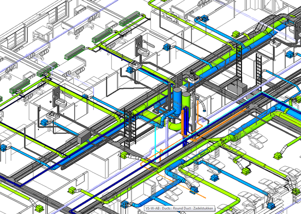 3D model installatie
