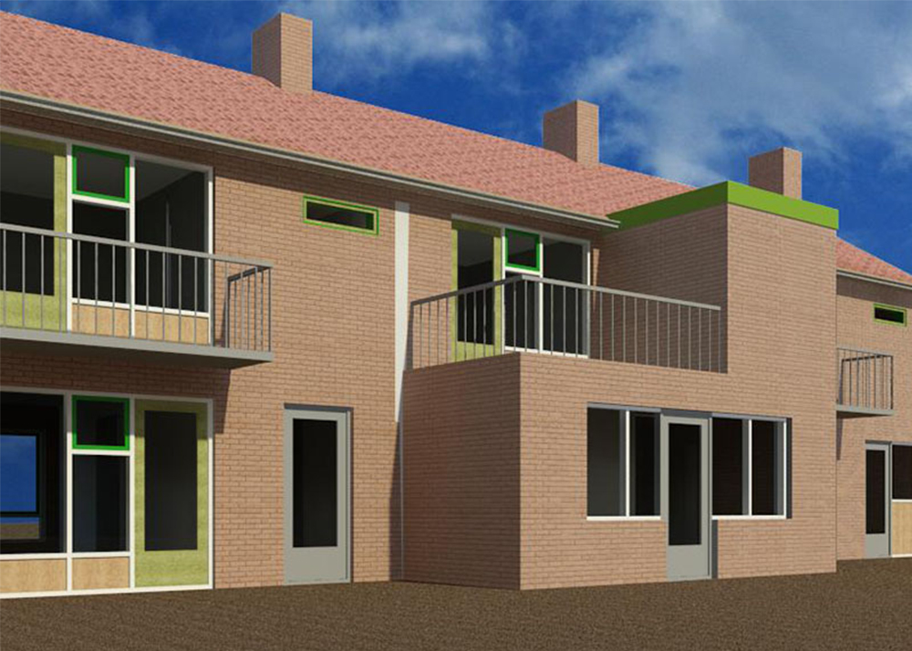Renovatie woongebouw te Amersfoort